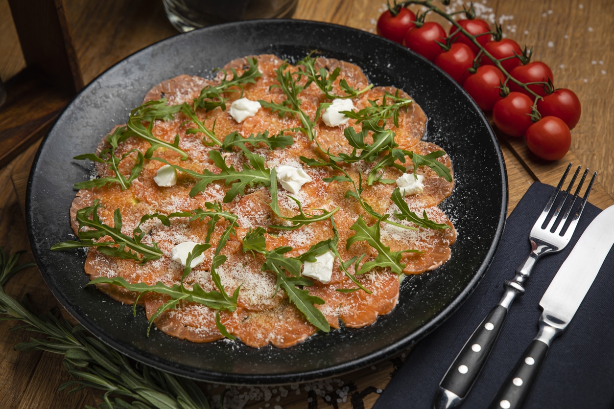 Lachs Carpaccio