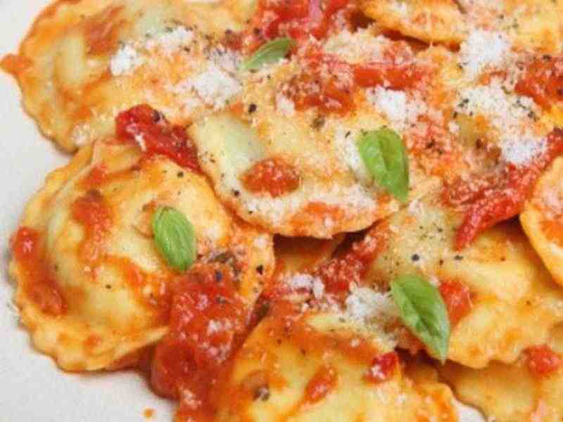 Ravioli con noci