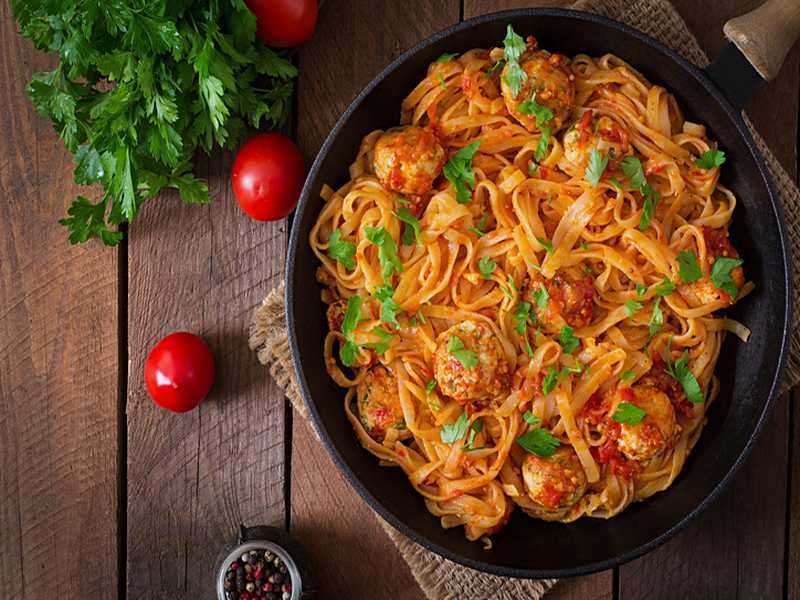 Spaghetti mit Fleischbällchen Rezept