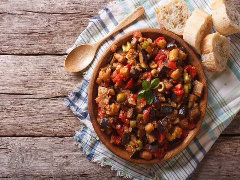 Auberginen Caponata